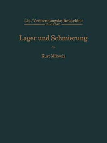Cover image for Lager Und Schmierung