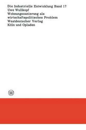 Cover image for Wohnungssanierung ALS Wirtschaftspolitisches Problem
