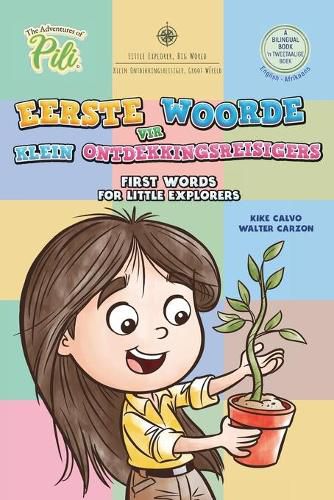 Cover image for Afrikaans - English First Words for Little Explorers. Bilingual Book