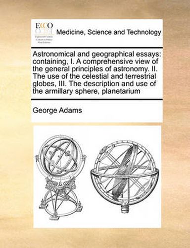 Cover image for Astronomical and Geographical Essays