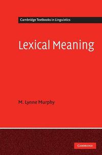 Cover image for Lexical Meaning