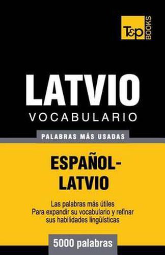 Vocabulario espanol-leton - 5000 palabras mas usadas