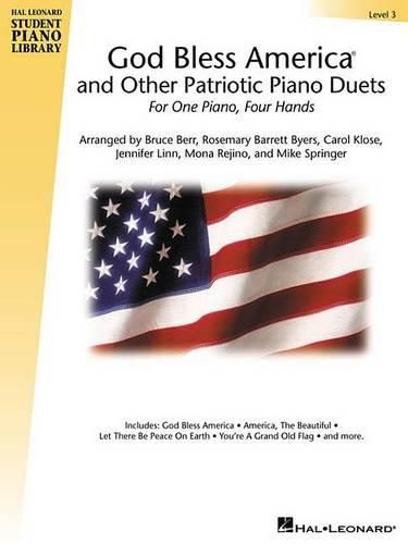 Cover image for God Bless America (R) and Other Patriotic Piano Duets