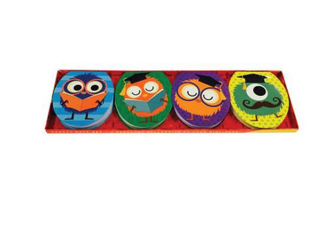 Cover image for Pocket Note Set of 4 Mini Pads: School Monsters