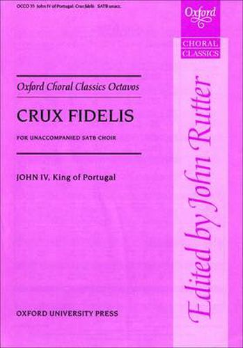Cover image for Crux fidelis