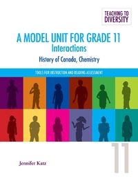 Cover image for A Model Unit for Grade 11: Interactions: History of Canada, Chemistry