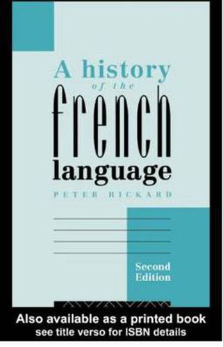 Cover image for A History of the French Language