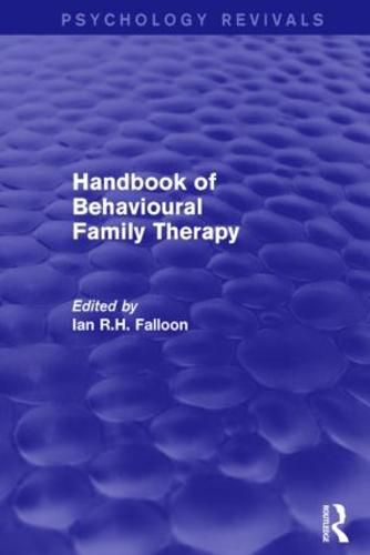 Cover image for Handbook of Behavioural Family Therapy