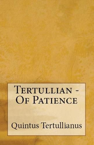 Cover image for Of Patience