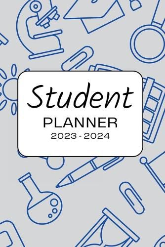 Cover image for 2023 - 2024 Student Planner for Middle & High School Students in Blue