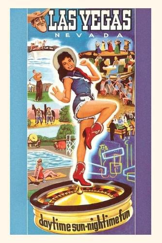 Cover image for Vintage Journal Las Vegas Daytime Sun, Nighttime Fun, Nevada Travel Poster