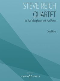 Cover image for Quartet: For 2 Vibraphones and 2 Pianos Set of Parts