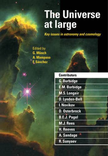 Cover image for The Universe at Large: Key Issues in Astronomy and Cosmology