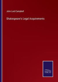 Cover image for Shakespeare's Legal Acquirements