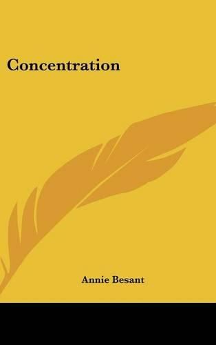 Cover image for Concentration