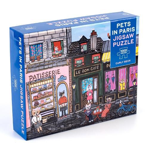 Cover image for Pets in Paris 1,000-Piece Jigsaw Puzzle