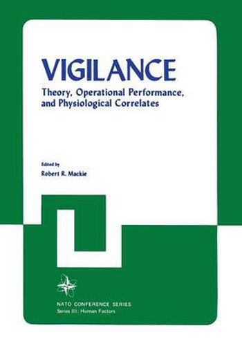 Cover image for Vigilance: Theory, Operational Performance, and Physiological Correlates