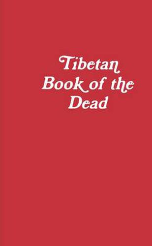 Cover image for Tibetan Book of the Dead