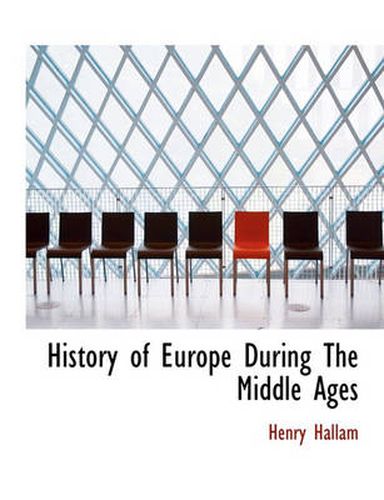 Cover image for History of Europe During the Middle Ages