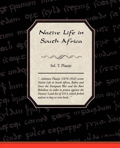 Cover image for Native Life in South Africa