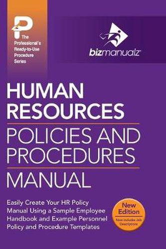 Cover image for Human Resources Policies and Procedures Manual