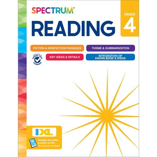 Cover image for Spectrum Reading Workbook, Grade 4