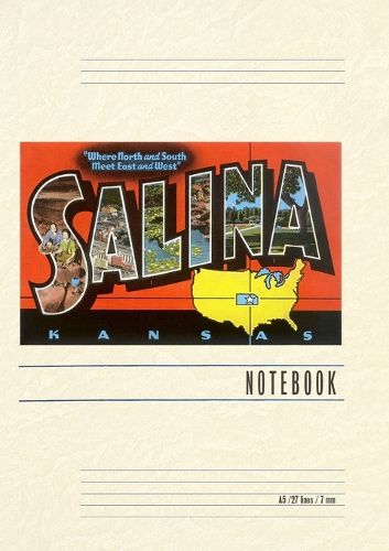 Cover image for Vintage Lined Notebook Greetings from Salina