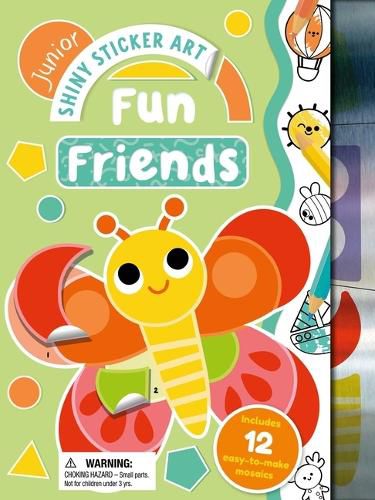 Cover image for Junior Shiny Sticker Art: Fun Friends
