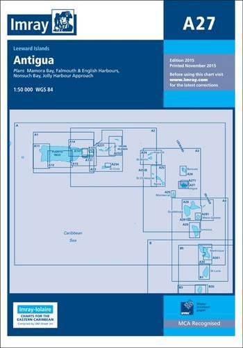 Cover image for Imray Chart A27: Antigua