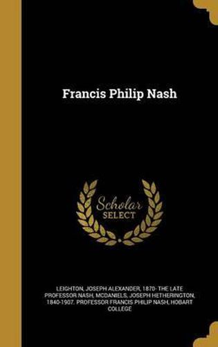 Cover image for Francis Philip Nash