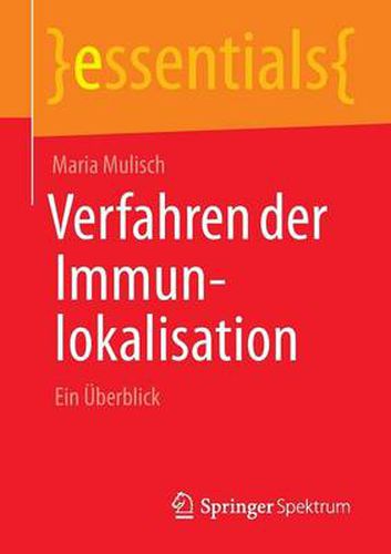 Cover image for Verfahren der Immunlokalisation: Ein UEberblick