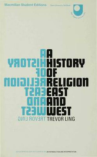 Cover image for A History of Religion East and West: An Introduction and Interpretation