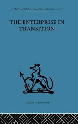Cover image for The Enterprise in Transition: An analysis of European and American practice