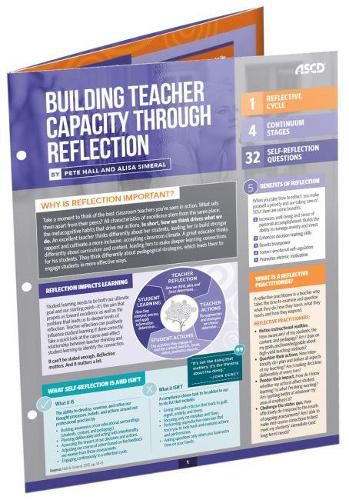 Cover image for Building Teacher Capacity Through Reflection: Quick Reference Guide