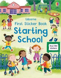 Cover image for First Sticker Book Starting School