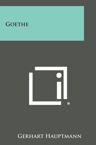 Cover image for Goethe