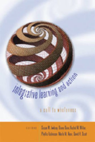 Cover image for Integrative Learning and Action: A Call to Wholeness