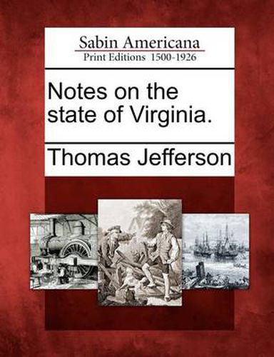 Cover image for Notes on the State of Virginia.