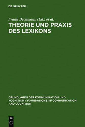 Cover image for Theorie und Praxis des Lexikons