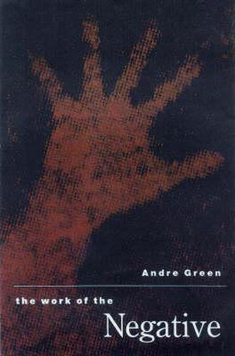 Cover image for The Work of the Negative