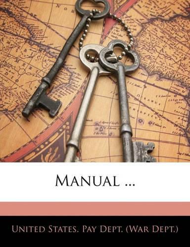 Cover image for Manual ...