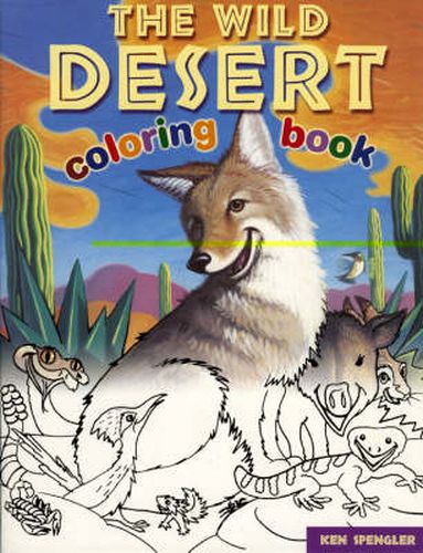 Cover image for The Wild Desert Coloring Book