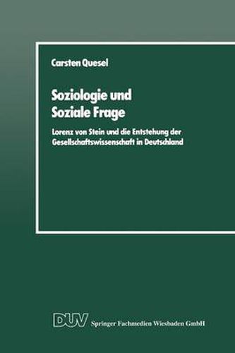 Cover image for Soziologie Und Soziale Frage