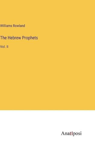 Cover image for The Hebrew Prophets