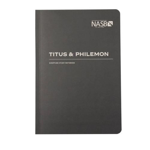 Cover image for NASB Scripture Study Notebook: Titus & Philemon