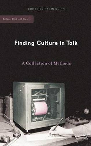 Cover image for Finding Culture in Talk: A Collection of Methods