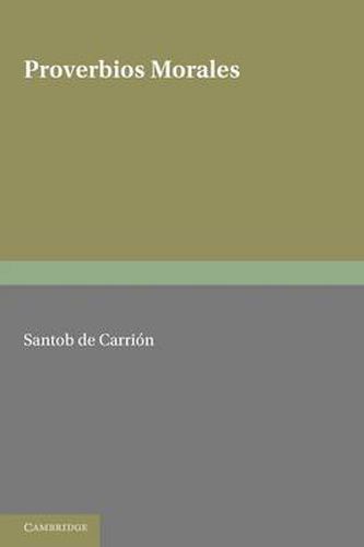 Cover image for Proverbios Morales