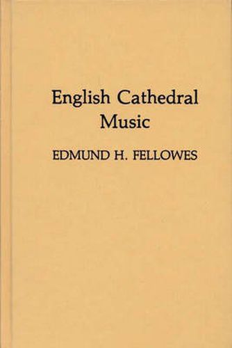 Cover image for English Cathedral Music