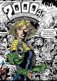 Cover image for The 2000AD Action Heroines Colouring Book: Kick-Ass Women from the Galaxy's Greatest Comic