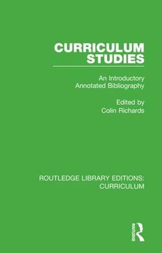 Cover image for Curriculum Studies: An Introductory Annotated Bibliography